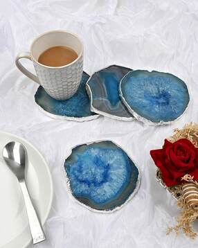 homearte india Pack Of 6 Turquoise Agate Coasters-picture-13