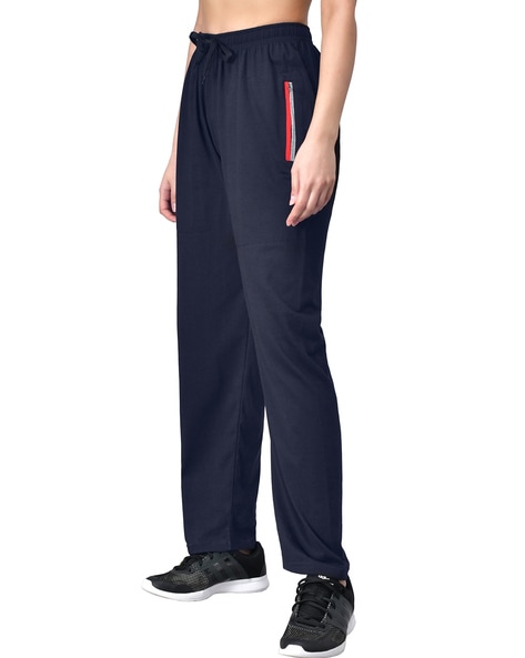 Buy Navy Blue Track Pants for Women by FFLIRTYGO Online