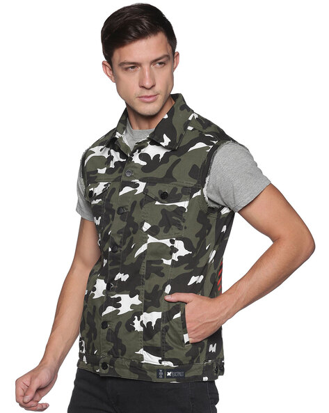 Army hot sale half jacket