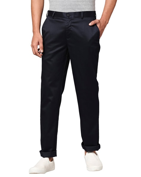 Twisted Tailor Ellroy Skinny Fit Black Suit Trousers