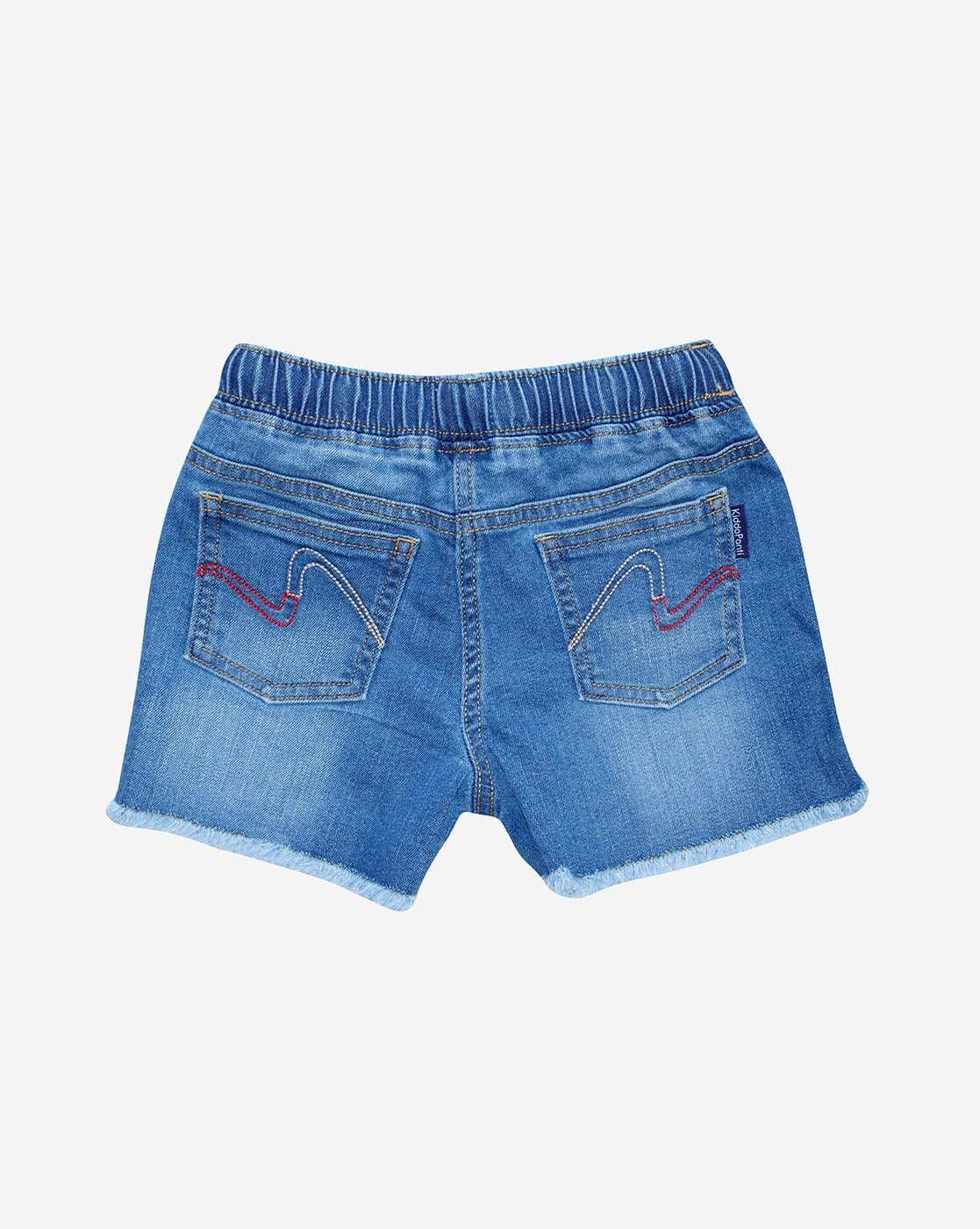 Buy Blue Shorts & 3/4ths for Girls by Kiddopanti Online