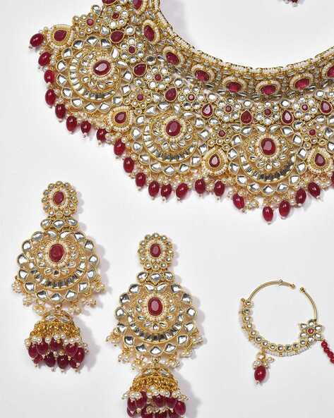 Kundan bridal jewellery sale sets online