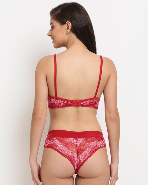 Buy Red Lingerie Sets for Women by FRISKERS Online