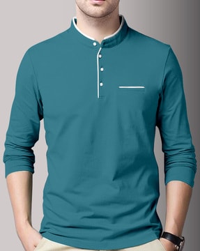 Buy Blue Tshirts For Men By Ausk Online | Ajio.Com