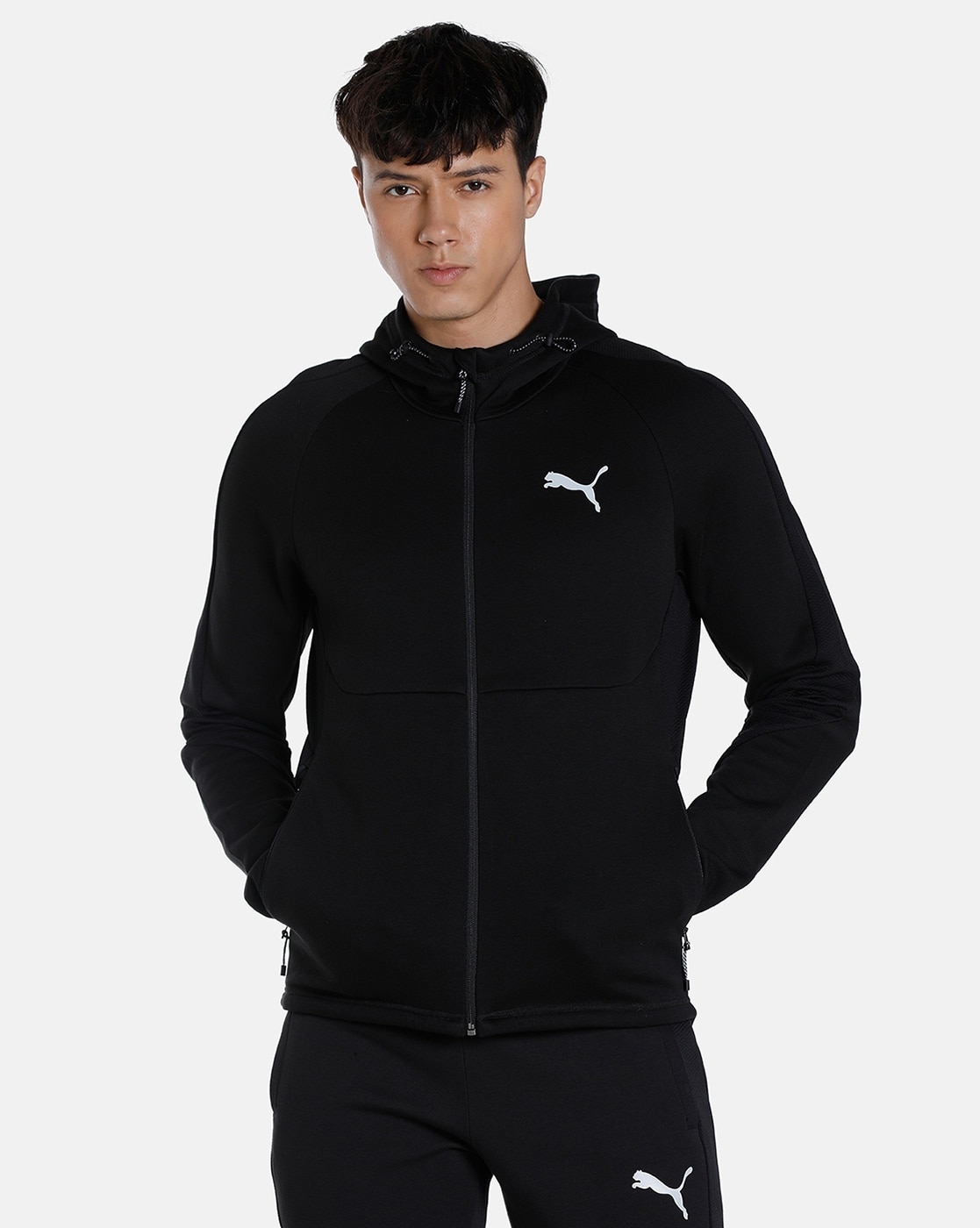 Puma men's 2024 front-zip hooded jacket