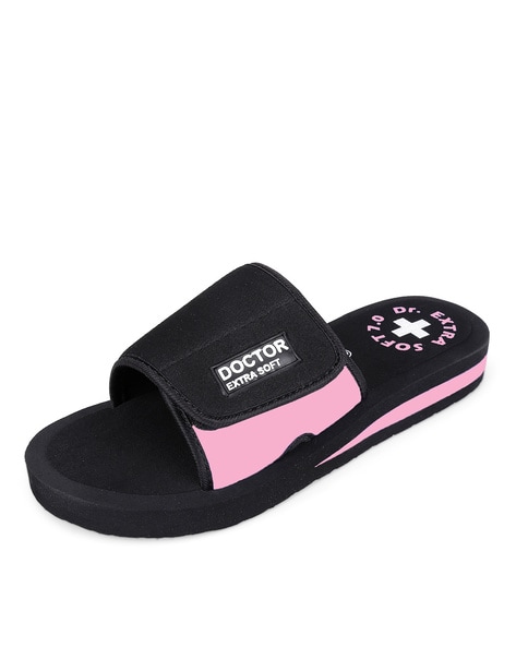 Dr Scholl's pink wooden-look faux wood sandals Women's size 10 buckle flip  flop | eBay