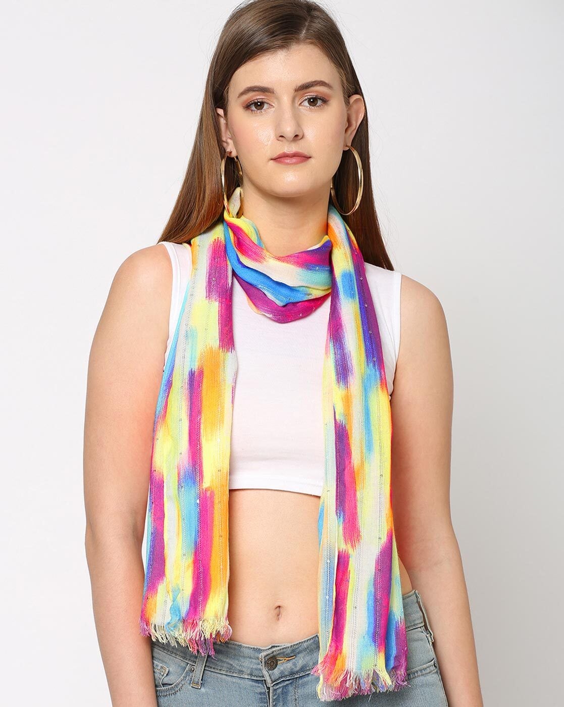 Buy Multicolor Stoles & Scarves for Women by Cloth Haus India