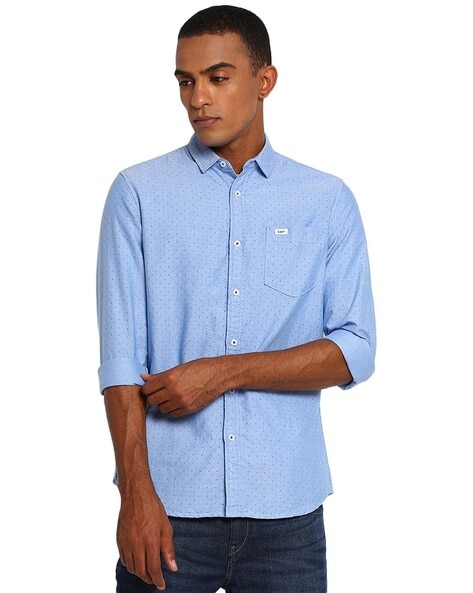 lee slim fit shirt