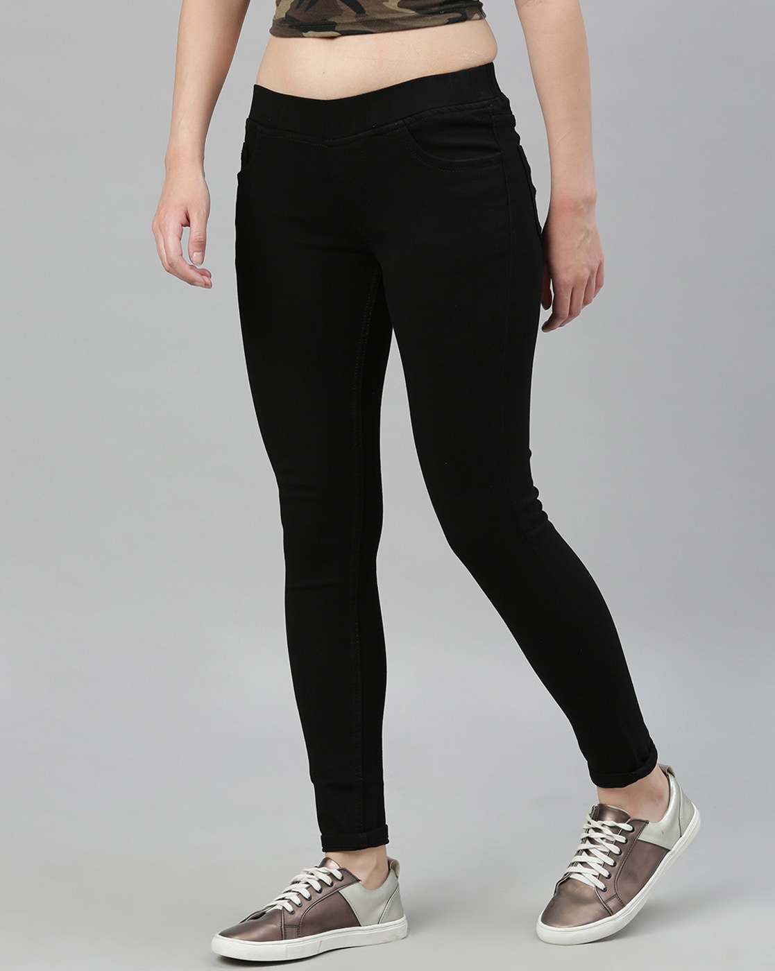 Buy Black Jeans & Jeggings for Women by ADBUCKS Online | Ajio.com