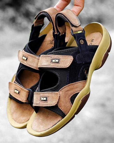 WOODLAND Men Green, Navy Sports Sandals - Price History