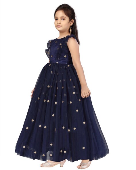 Aayomet Flower Girl Dresses Girl Dress Long Sleeve Patchwork Pattern Skater  Twirly School Party Dress,Blue 14-15 Years - Walmart.com