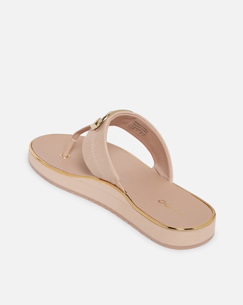 Buy Pink Flat Sandals for Women by Aldo Online Ajio