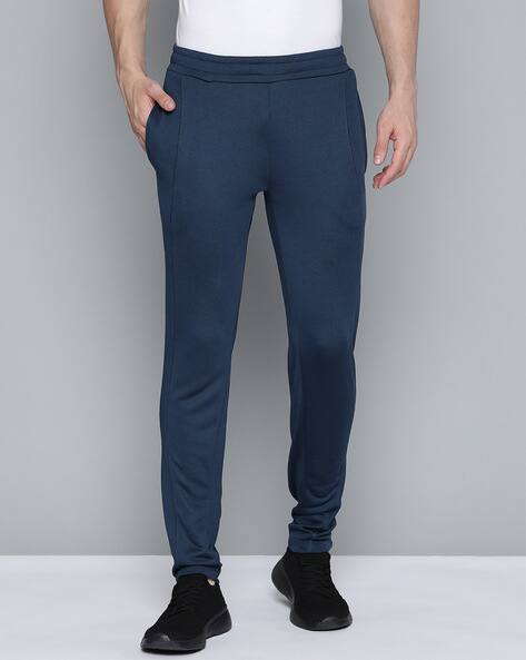 ALCIS Men Straight Track Pant with Drawstring Waist Gym Athleisure