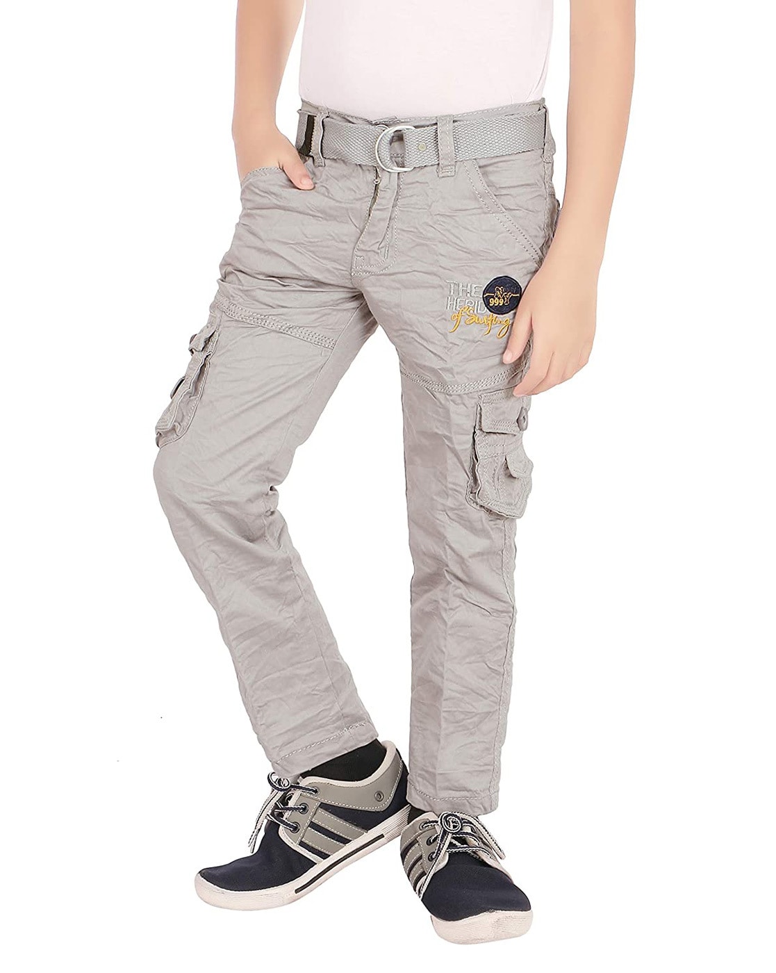 Buy Nautica kids boys stretch skinny pants khaki Online | Brands For Less