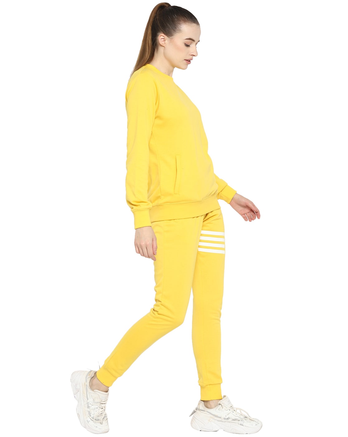 Womens yellow cheap adidas tracksuit