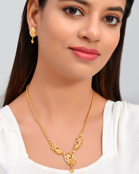 Traditional Gold Long Necklace with Minakari details., Box at Rs 400000/set  in Chikhli