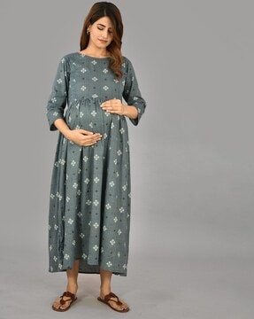 Buy online Momzjoy maternity dresses pregnancy wear nursing clothes  MOMZJOYCOM