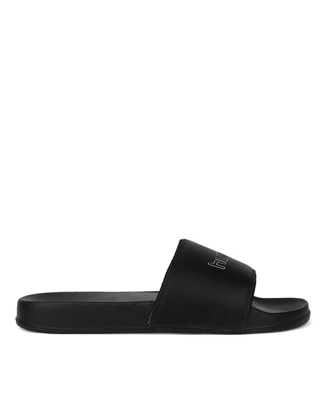 Men's GG canvas slide sandal in beige/ebony GG canvas | GUCCI® US