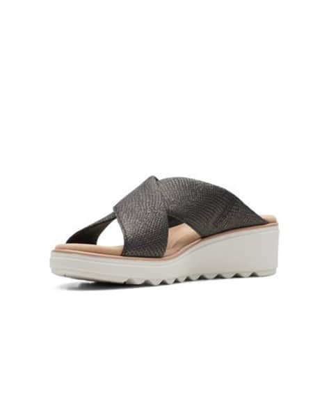 Clarks Jillian Jewel Wedge Sandal Buy Black Heeled Sandals For