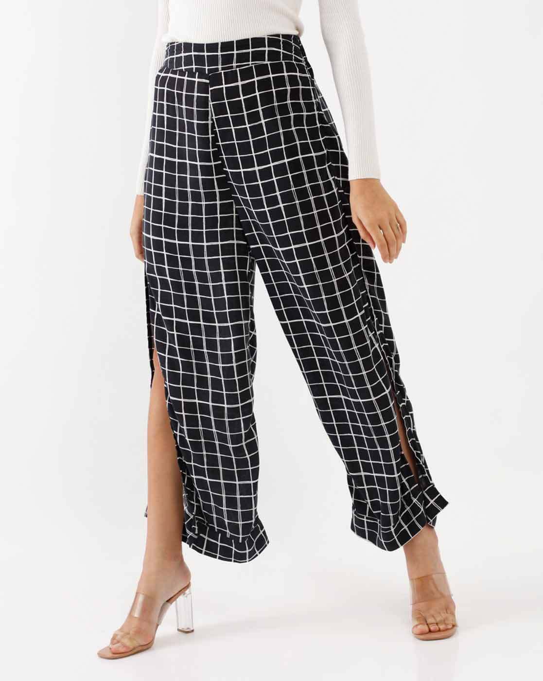 Buy Black Trousers & Pants for Women by Zink London Online