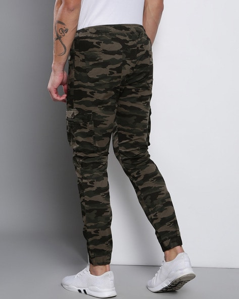 Mens Army Cargo Combat Camouflage Trouser 100%Cotton Pant Straight Leg Work  wear | eBay