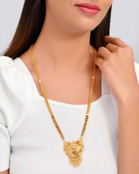 Designer gold hot sale mangalsutra images