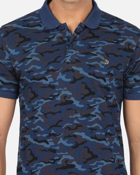 Camo lacoste clearance polo