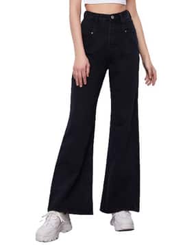 High-Rise Bootcut Jeans