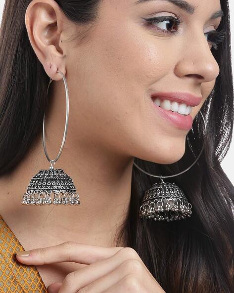 Luluping Big Metal Hoop Earrings – Extra Large India | Ubuy