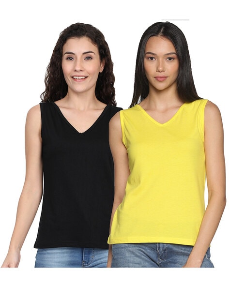 Buy Black Tops for Women by ECOLINE CLOTHING Online