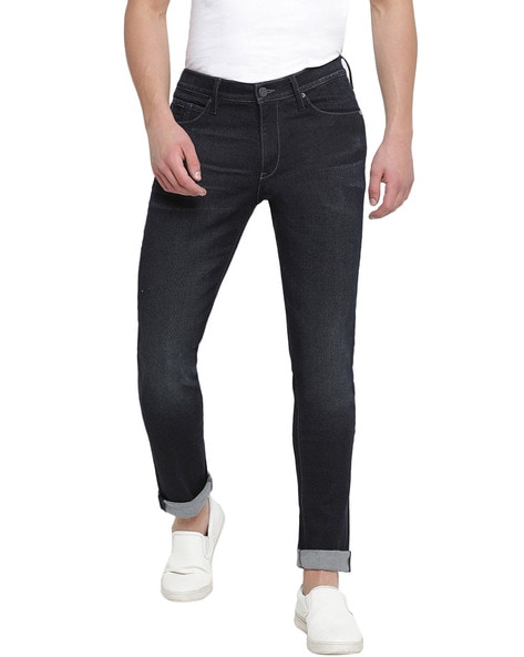 Lee Solid Stretchable Skinny Jeans