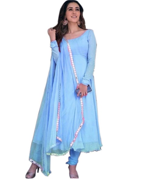 İndigo Blue Long Dress for Muslim Ladies 279310IM - Neva-style.com