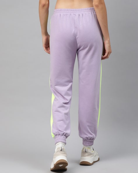 FILA Female Purple Jogger Pants for Women, XXL Size 
