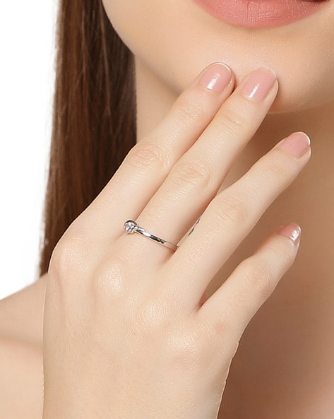 Buy Silver Rings for Women by Silvermerc Designs Online | Ajio.com