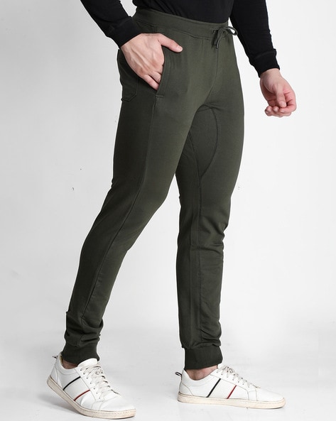 Buy Cotton Track Pants with Ribbed Cuffs Online at Best Prices in India   JioMart
