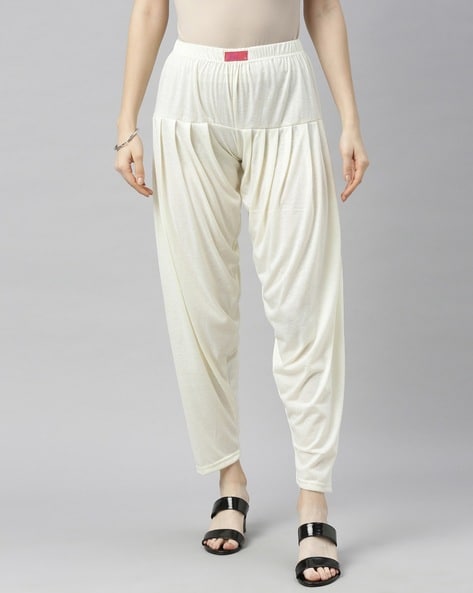 Buy Fabindia White Straight Fit Patiala Pants for Mens Online  Tata CLiQ