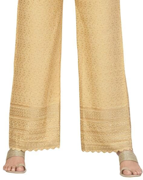 Buy Golden Shimmery Pants Online - W for Woman