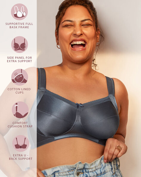 Buy Nykd Support Me M-Frame Cotton Bra - Non Padded, Wireless