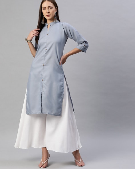 Grey kurtis best sale