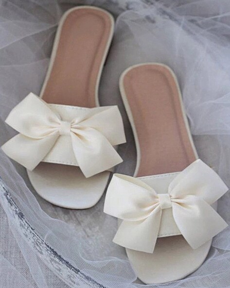 Ribbon discount flat sandals