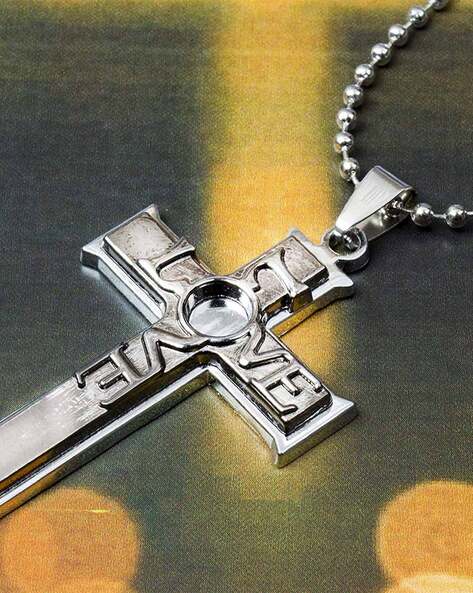 Stainless Steel Simple Cross Pendant Necklace Hip Hop Trendy Brand Men's  Necklace Women's Fashion Jewelry Gift - China Cuban Chain and Jewelry price  | Made-in-China.com