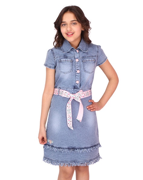 Buy Blue Dresses for Women by Janasya Online | Ajio.com