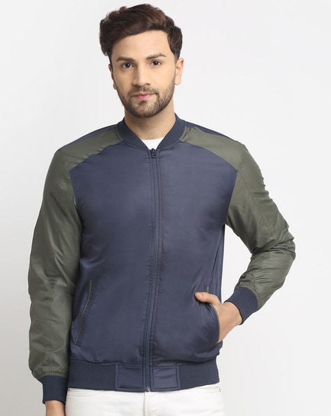 Buy WROGN ACTIVE WROGN ACTIVE Men Olive Green Slim Fit Sporty Jacket at  Redfynd