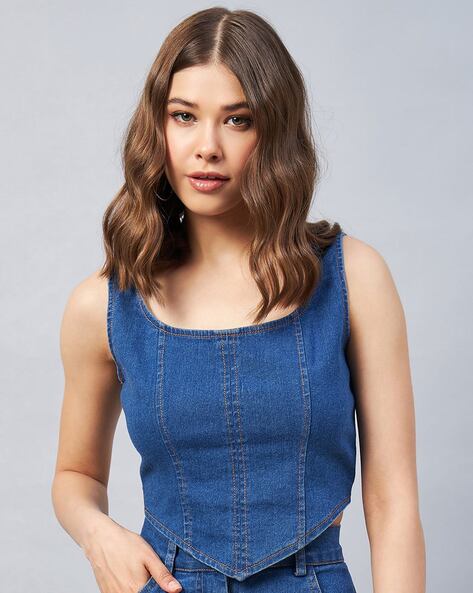 Buy Blue Tops for Women by ORCHID BLUES Online