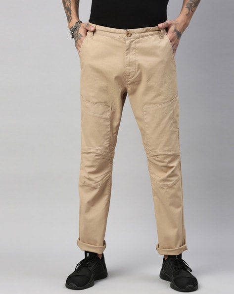 Buy Men's Blue Slim Fit Trousers Online at Bewakoof