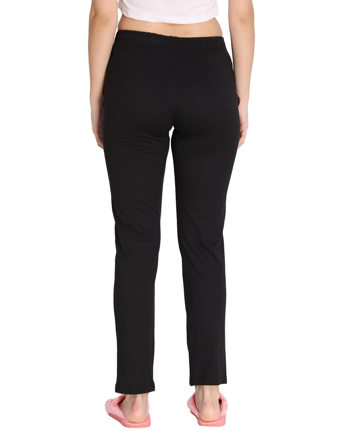 Buy Pink Trousers & Pants for Women by NEVA Online | Ajio.com