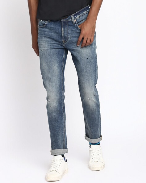 Lee Mid-Rise Skinny Fit Jeans