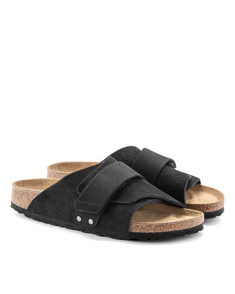 Textured Regular Fit Slip-On Sliders
