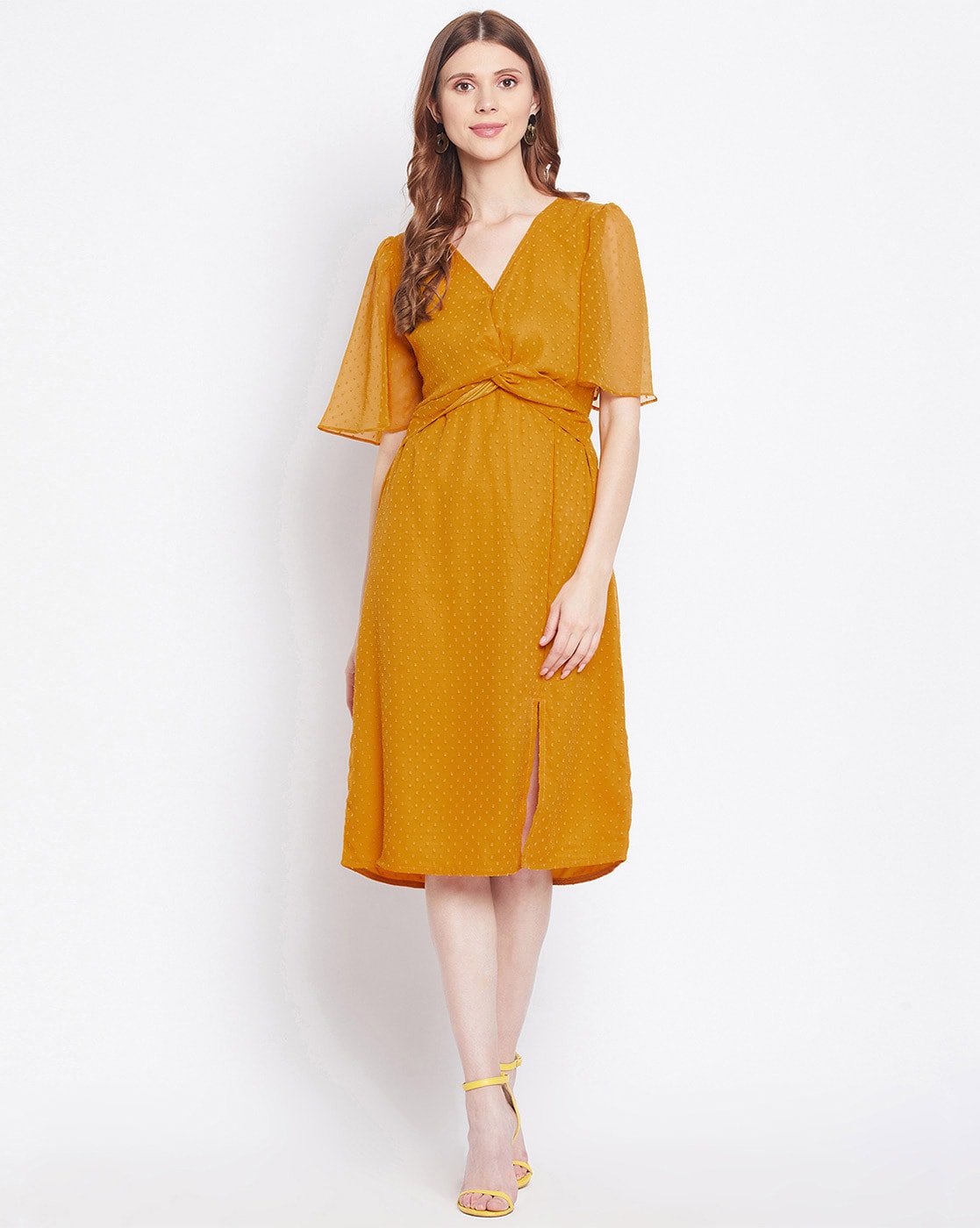 Buy Yellow Dresses for Women by Imfashini Online