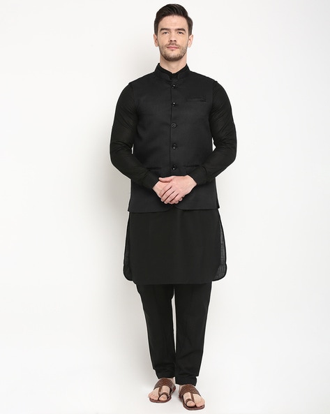 Cotton Multi Utility Khakhi Hunting Style Jacket With White Kurta Pajama  Set at Rs 5499/set in Yamuna Nagar